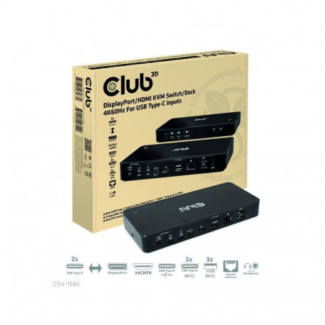 NB ACC DOCKING STATION/USB-C 120W CSV-1585 CLUB3D