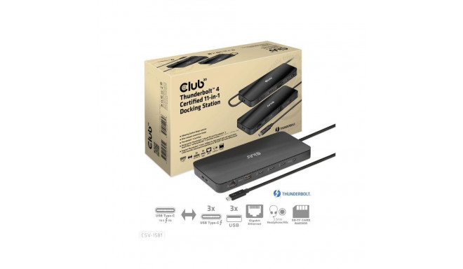 NB ACC DOCKING STATION 11IN1/THUNDERBOLT CSV-1581 CLUB3D