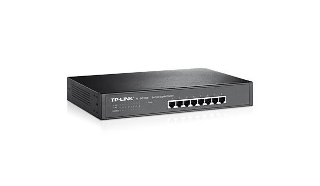 Switch|TP-LINK|Rack|8x10Base-T / 100Base-TX / 1000Base-T|TL-SG1008