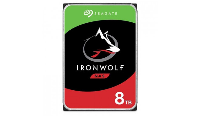 Seagate kõvaketas IronWolf 8TB SATA 3.0 256MB 7200rpm 5/10 3.5" ST8000VN004
