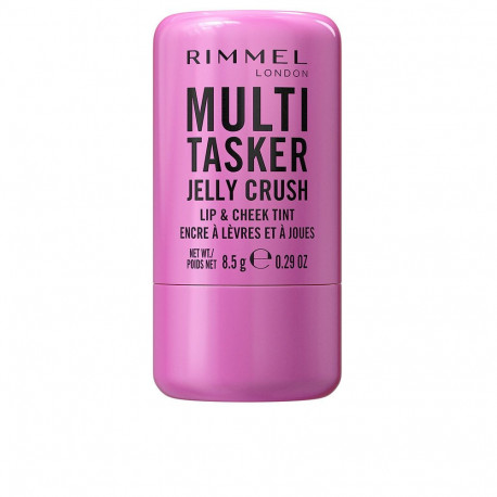 RIMMEL LONDON MULTITASKER JELLY CRUSH colorete y pintalabios en stick #100-Pink Dash 8,5 gr