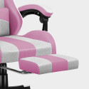 Gaming Chair - Huzaro Force 4.7 Adjustable Backrest 140kg Capacity Pink Mesh