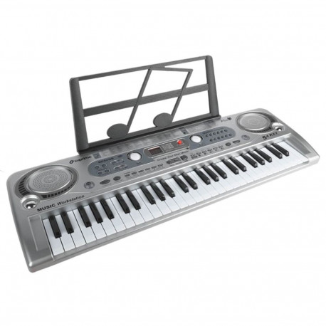 Keyboard - SUPRIMO 824 USB 54 Keys with Microphone and Built-in Speakers