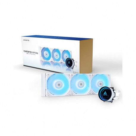 Computer Cooling System - Chieftec CLC-360-RGB-W 360mm Liquid Cooler 12cm White