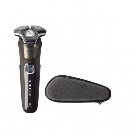 Electric Shaver - Philips S5886/30 Series 5000, SteelPrecision blades, travel case