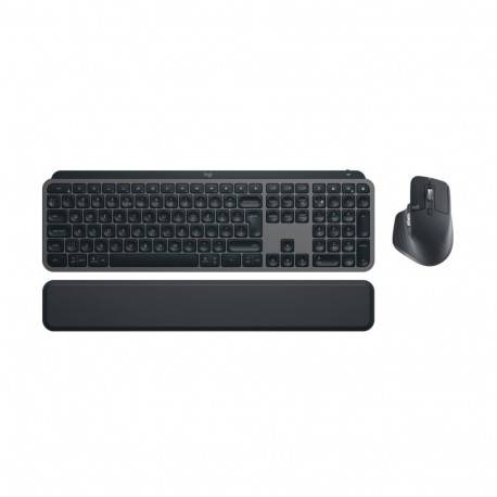Keyboard and Mouse Combo - Logitech Master MX Keys S Wireless LED Backlit