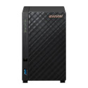 Network Attached Storage - ASUSTOR AS1102TL 4-Core RTD1619B 1GB DDR4 0TB Black