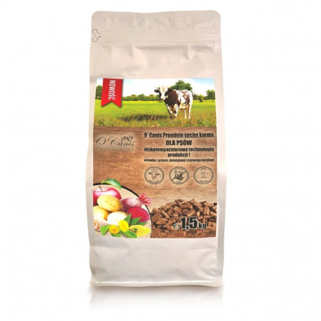 Dog Food - O'Canis Premium Beef Dry Food 1.5kg Gluten-Free