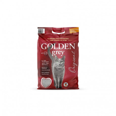 Cat Litter - Golden Grey Original Bentonite 7kg Clumping Dust-Free