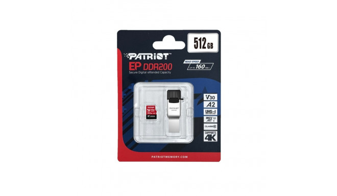 Memory Card - Patriot Memory EP PEF512GEP33MCX 512GB MicroSDXC 160/120 MB/s