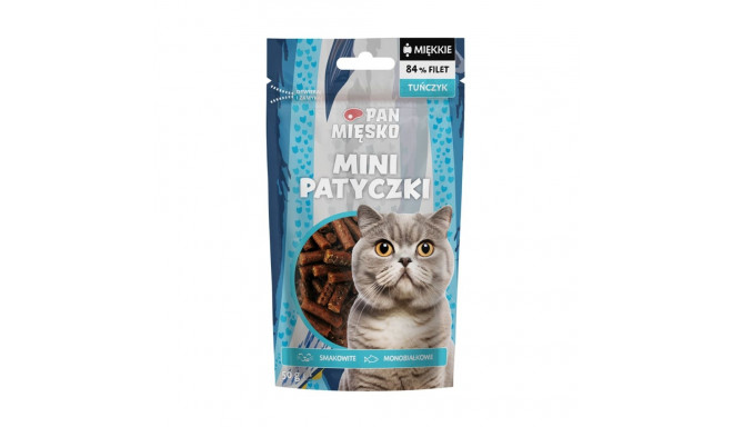 Cat Treat - PAN MIĘSKO Mini Tuna Sticks 50g Hypoallergenic Fish Flavor