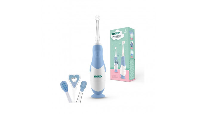 Electric Toothbrush - Neno Denti Blue Vibrating 3 Modes Timer AAA Batteries