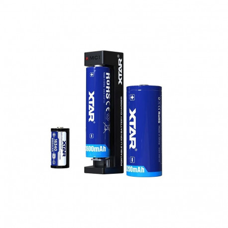 Battery Charger - Li-ion USB-C 1 Slot LED Indicator