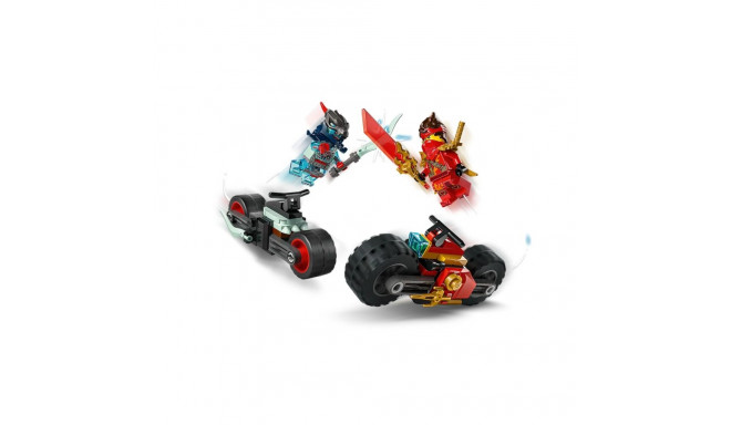 Toy Set - LEGO NINJAGO 71838 Kai's Motorcycle Speed Race 79 Elements 2 Minifigures