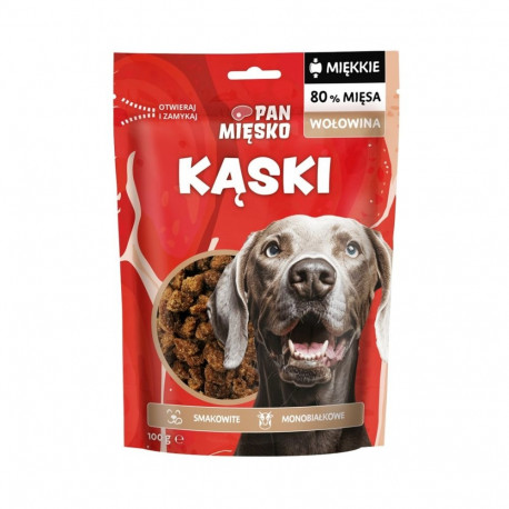 Dog Treat - PAN MIĘSKO Beef Chunks 100g Hypoallergenic Grain-Free