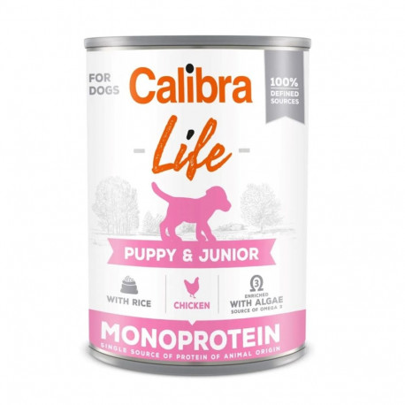 Dog Food - CALIBRA Dog Life Puppy&Junior Chicken & Rice 400g Gluten-Free