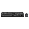 Keyboard and Mouse Set - SAVIO KB-03 Wireless USB QWERTY Full-size Black