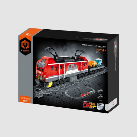 Building Blocks - IM MASTER RC Freight Train 617 Pieces Electric Locomotive