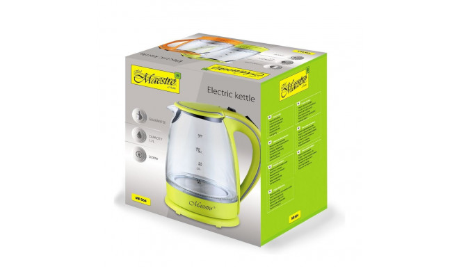 Electric Kettle - Maestro MR-064 1.7L 2000W Overheat Protection Green