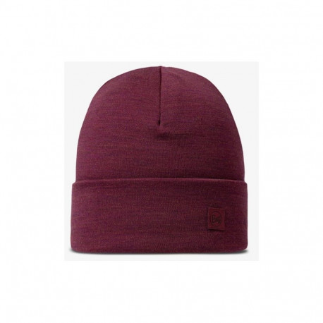 Hat - Buff Midweight Merino Wool 250 g/m² Unisex Red