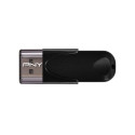 USB Flash Drive - PNY Attaché 4 64GB USB 2.0 25MB/s Read 8MB/s Write Black