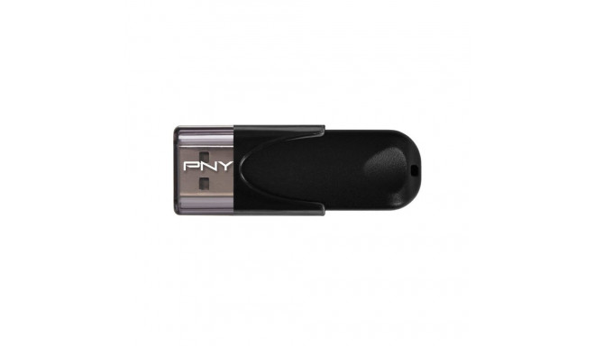 USB Flash Drive - PNY Attaché 4 64GB USB 2.0 25MB/s Read 8MB/s Write Black