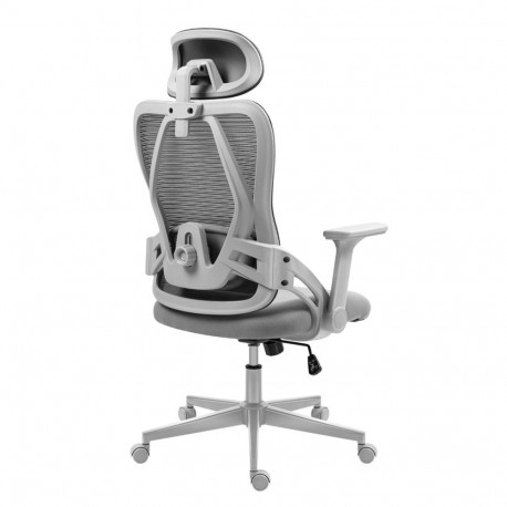 Gaming Chair - Huzaro Combat 2.7 Mesh Fabric Adjustable Headrest Grey