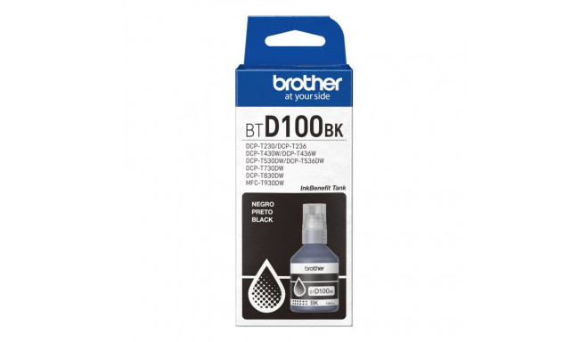 Ink Cartridge - Brother BTD100BK 7500 Pages 108ml Black