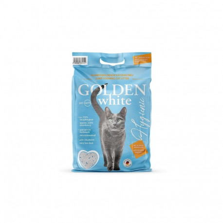 Cat Litter - Golden Grey GOLDEN White Hygienic 14kg Clumping Lavender Scent