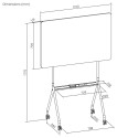 Office Whiteboard - Ergo Office ER-306 Magnetic Dry Erase Board 1190x790mm with Shelf Office Whiteboard - Ergo Office ER-306 Magnetic Dry Erase Board 1190x790mm with Shelf