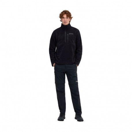 Men's Fleece Sweatshirt - Berghaus Prism Half Zip Polartec® Classic L Black