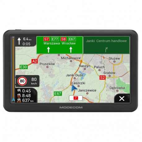 Car Navigation - MODECOM FreeWAY CX 7.4 7" Touchscreen, 16GB, Bluetooth