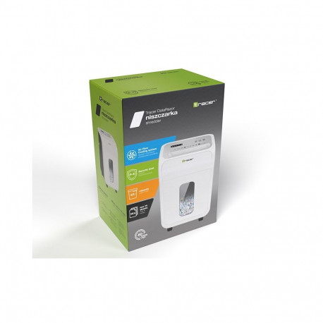 Paper Shredder - Tracer DataRazor 14 Sheets 4x12mm Shredding 20L Basket White