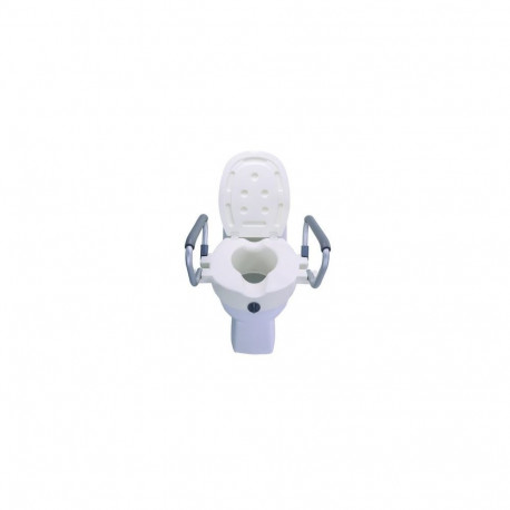 Toilet Seat - AT51205 Foldable Handrails 180 kg 10 cm Height 40x46 cm