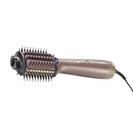 Hair Styling Tool - BaByliss AS95E 1000W Hot Air Brush Ceramic Coating Champagne