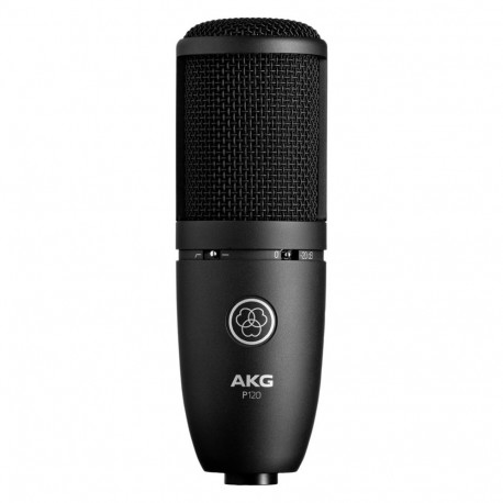 Microphone - AKG P120 Cardioid Studio Mic 20-20kHz with Stand and Case Black
