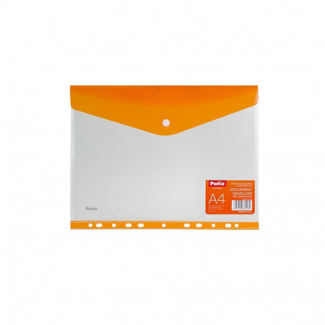 Köidetav kileümbrik trukiga Patio A4, matt, oranž (2 tk)
