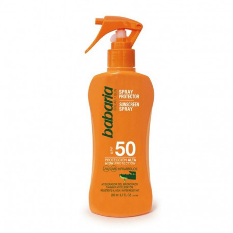 Babaria päikesekaitsepihus Aloe Vera SPF50 200ml