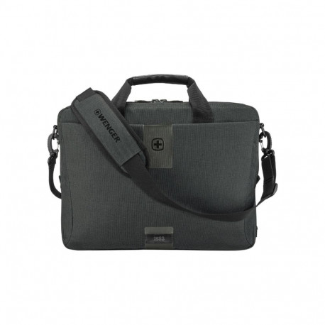 Sülearvutikott Wenger MX ECO Brief 16" Laptop Briefcase hall, kaks sektsiooni, 10" tahvelarvuti task
