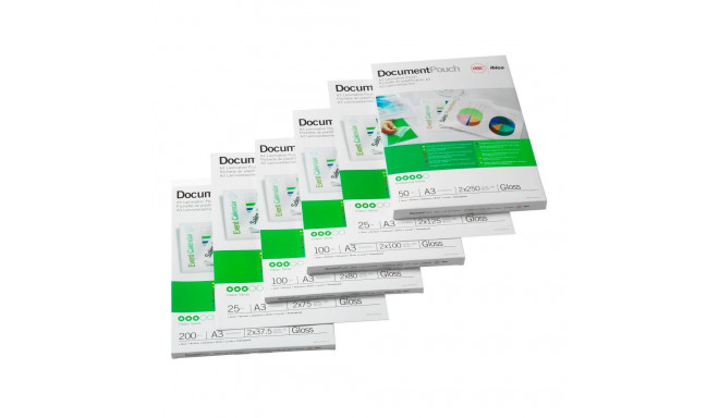 Lamineerimiskile A3 75mic MATT, 100 A3 kile pakis, non-reflective matt laminate finish