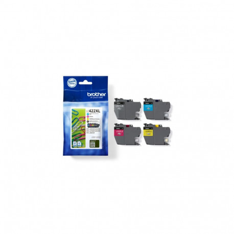 Brother LC422XL (LC422XLVALDR) Ink Cartridge Multipack, C/M/Y/BK