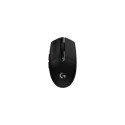 Logitech G305 Lightspeed Wireless Gaming Mouse, RF Wireless + Bluetooth, 12000 DPI, Black