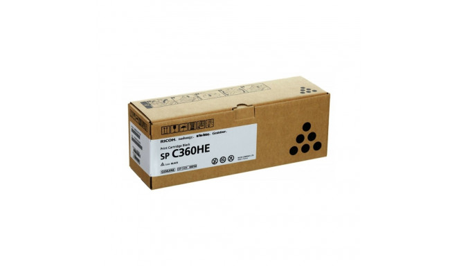 Ricoh SP C360HE (408184) Toner Cartridge, Black