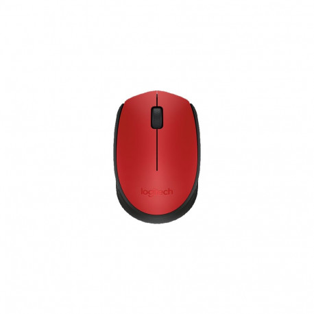 Logitech M171 Wireless Mouse RF Wireless, 1000 DPI, Red/Black