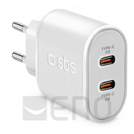 SBS PD Reiselader 20W 2x USB-C