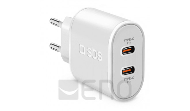 SBS PD Reiselader 20W 2x USB-C