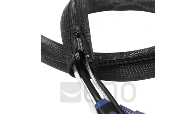 LogiLink Flexibler Kabelschutz m. Reißverschluss 5x3,5x20cm