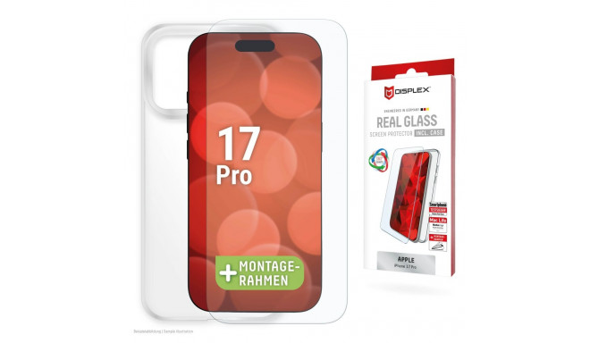 Apple iPhone 17 Pro Real Screen Glass + Case By Displex Transparent