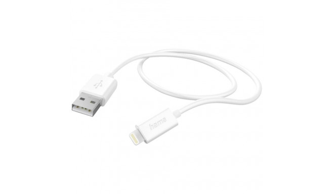 Hama Charging Cable USB-A to Lightning 1m White