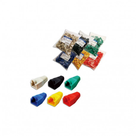 Logilink MP0005 Keystone jack GREY RJ45 SR-V11 (100pc.), Grey